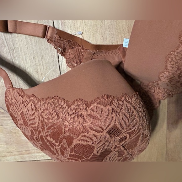 Auden Lace Bra in Rich Burnt Orange/Brown color Size 44DDD - Picture 6 of 7